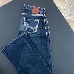 Big star wide/boot cut leg jeans 27L